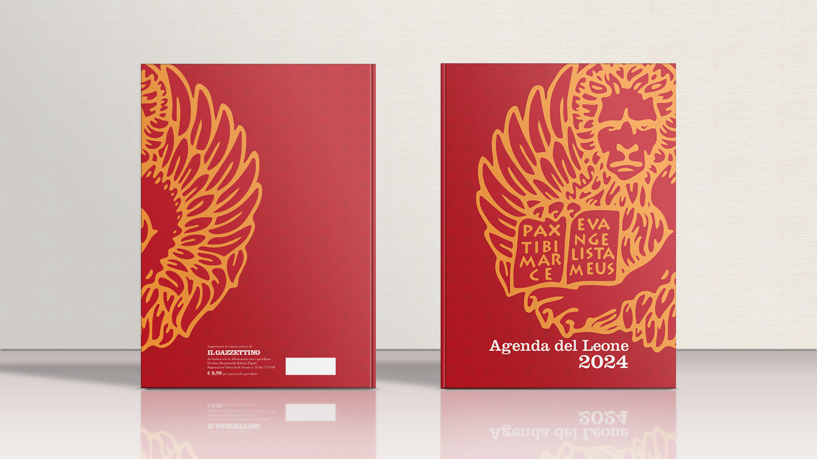 agenda 2024 book cover mockup design